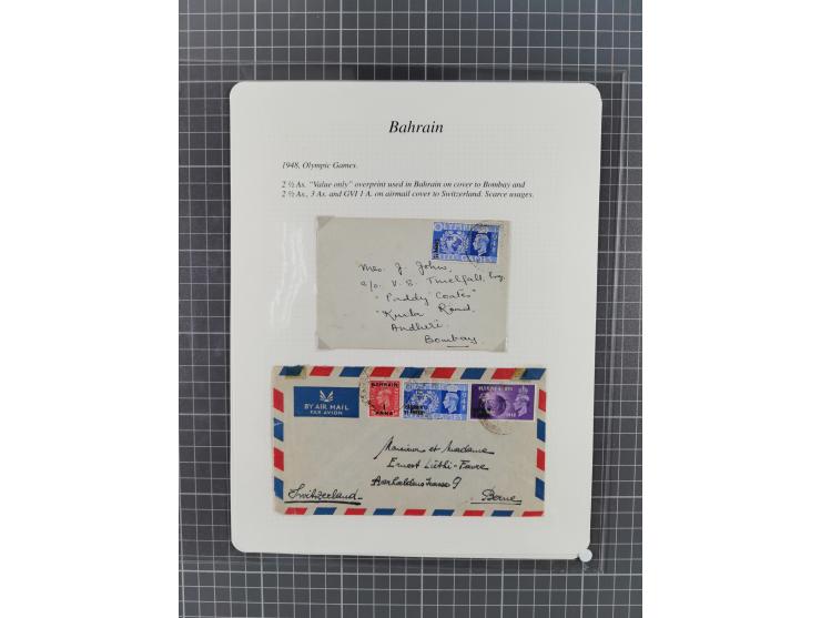 1892/1979, extensive postal history collection with approximately 200 covers, cards and postal stationery, plus some single s