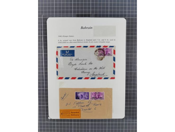 1892/1979, extensive postal history collection with approximately 200 covers, cards and postal stationery, plus some single s