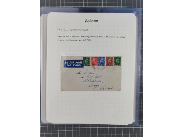 1892/1979, extensive postal history collection with approximately 200 covers, cards and postal stationery, plus some single s