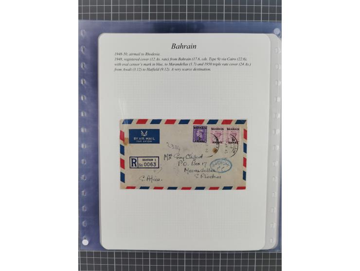 1892/1979, extensive postal history collection with approximately 200 covers, cards and postal stationery, plus some single s