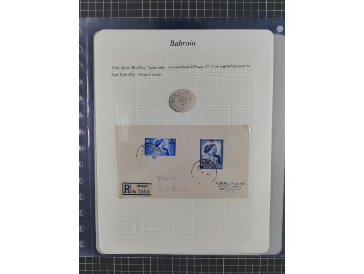 1892/1979, extensive postal history collection with approximately 200 covers, cards and postal stationery, plus some single s