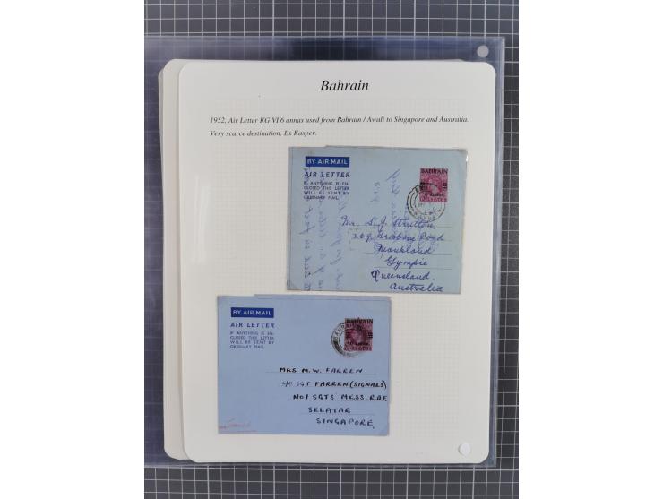 1892/1979, extensive postal history collection with approximately 200 covers, cards and postal stationery, plus some single s