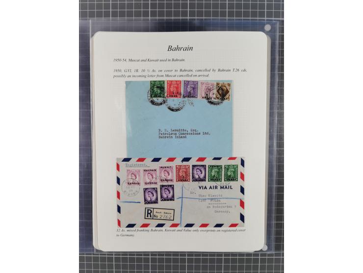 1892/1979, extensive postal history collection with approximately 200 covers, cards and postal stationery, plus some single s