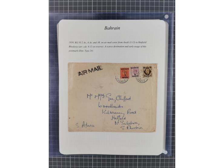 1892/1979, extensive postal history collection with approximately 200 covers, cards and postal stationery, plus some single s