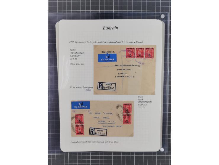 1892/1979, extensive postal history collection with approximately 200 covers, cards and postal stationery, plus some single s