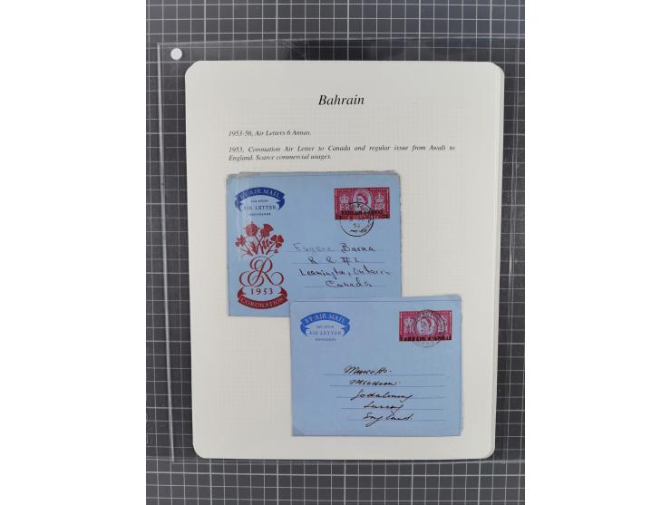 1892/1979, extensive postal history collection with approximately 200 covers, cards and postal stationery, plus some single s