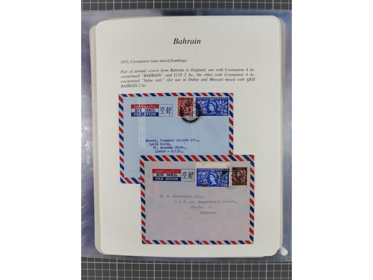 1892/1979, extensive postal history collection with approximately 200 covers, cards and postal stationery, plus some single s