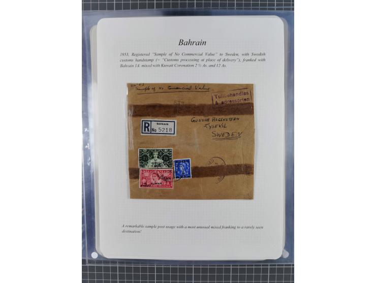 1892/1979, extensive postal history collection with approximately 200 covers, cards and postal stationery, plus some single s