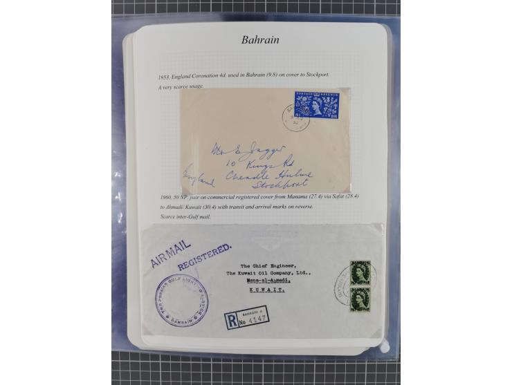 1892/1979, extensive postal history collection with approximately 200 covers, cards and postal stationery, plus some single s
