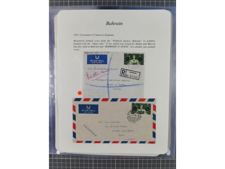 1892/1979, extensive postal history collection with approximately 200 covers, cards and postal stationery, plus some single s