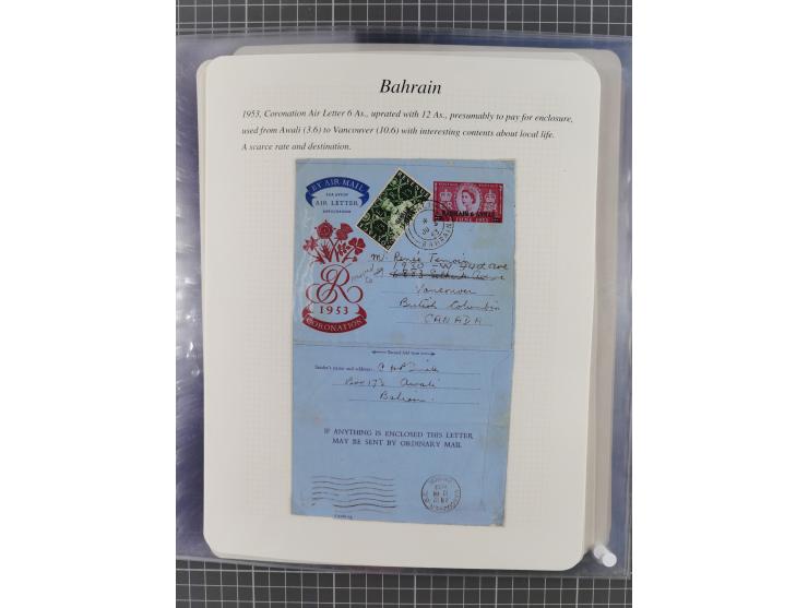 1892/1979, extensive postal history collection with approximately 200 covers, cards and postal stationery, plus some single s