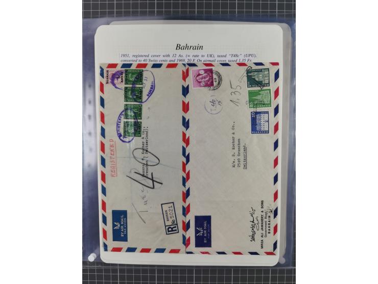 1892/1979, extensive postal history collection with approximately 200 covers, cards and postal stationery, plus some single s