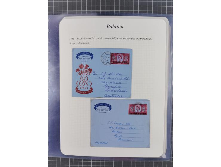 1892/1979, extensive postal history collection with approximately 200 covers, cards and postal stationery, plus some single s