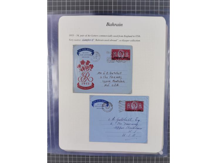 1892/1979, extensive postal history collection with approximately 200 covers, cards and postal stationery, plus some single s