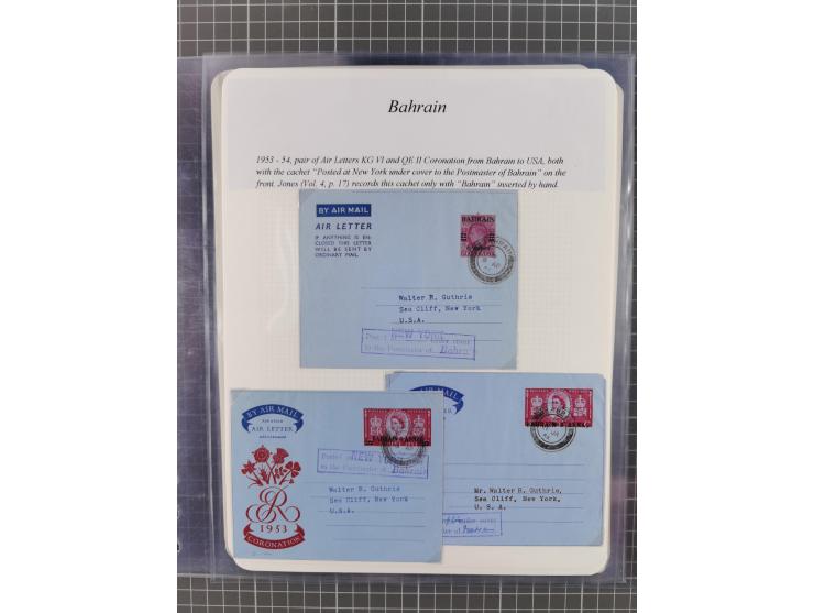 1892/1979, extensive postal history collection with approximately 200 covers, cards and postal stationery, plus some single s