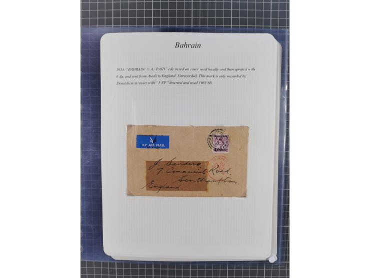 1892/1979, extensive postal history collection with approximately 200 covers, cards and postal stationery, plus some single s