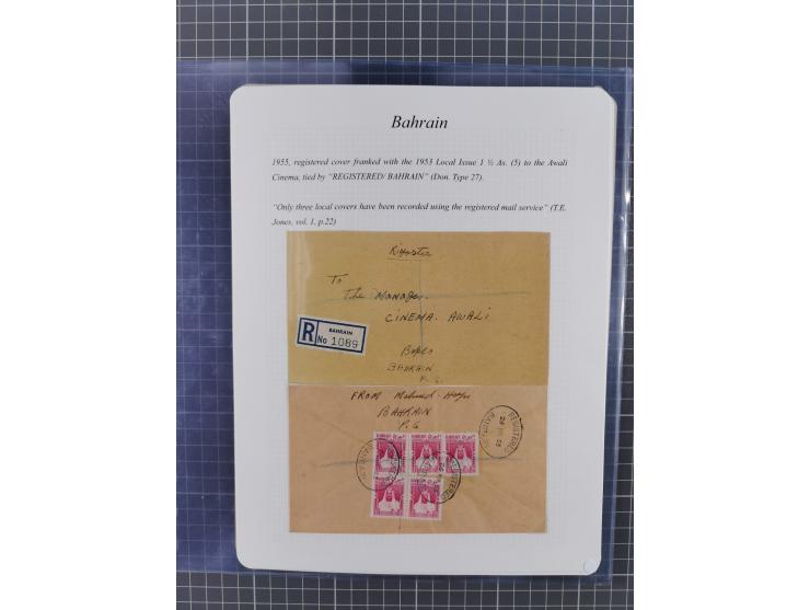 1892/1979, extensive postal history collection with approximately 200 covers, cards and postal stationery, plus some single s