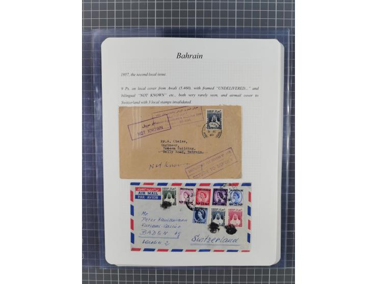 1892/1979, extensive postal history collection with approximately 200 covers, cards and postal stationery, plus some single s