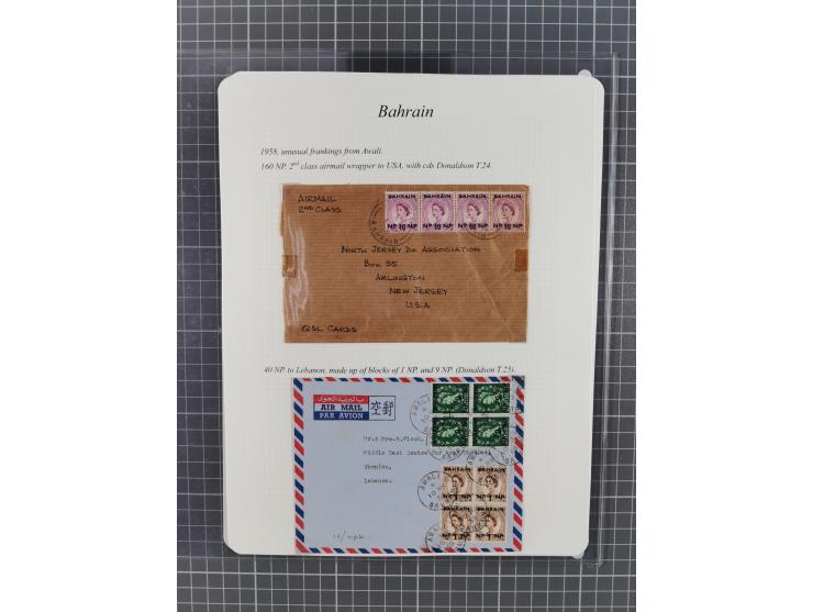 1892/1979, extensive postal history collection with approximately 200 covers, cards and postal stationery, plus some single s