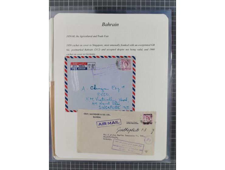 1892/1979, extensive postal history collection with approximately 200 covers, cards and postal stationery, plus some single s