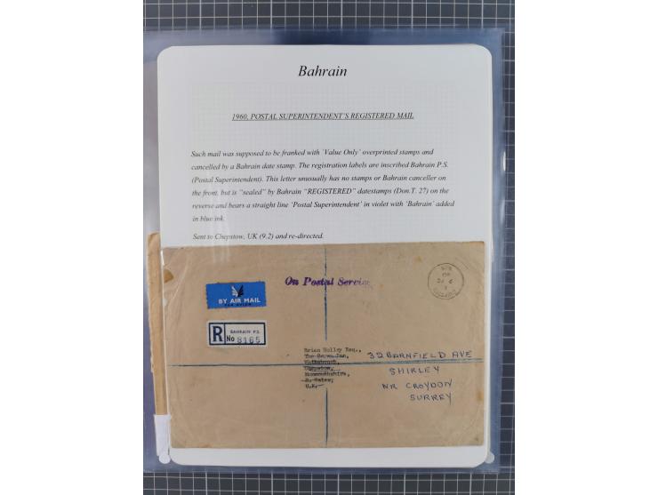 1892/1979, extensive postal history collection with approximately 200 covers, cards and postal stationery, plus some single s