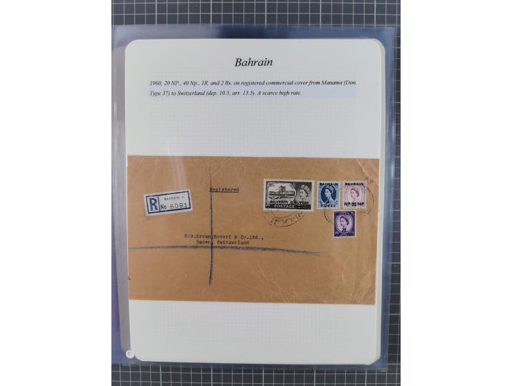 1892/1979, extensive postal history collection with approximately 200 covers, cards and postal stationery, plus some single s