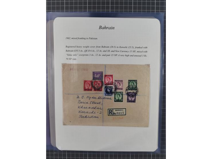 1892/1979, extensive postal history collection with approximately 200 covers, cards and postal stationery, plus some single s