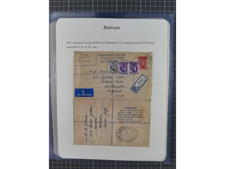 1892/1979, extensive postal history collection with approximately 200 covers, cards and postal stationery, plus some single s