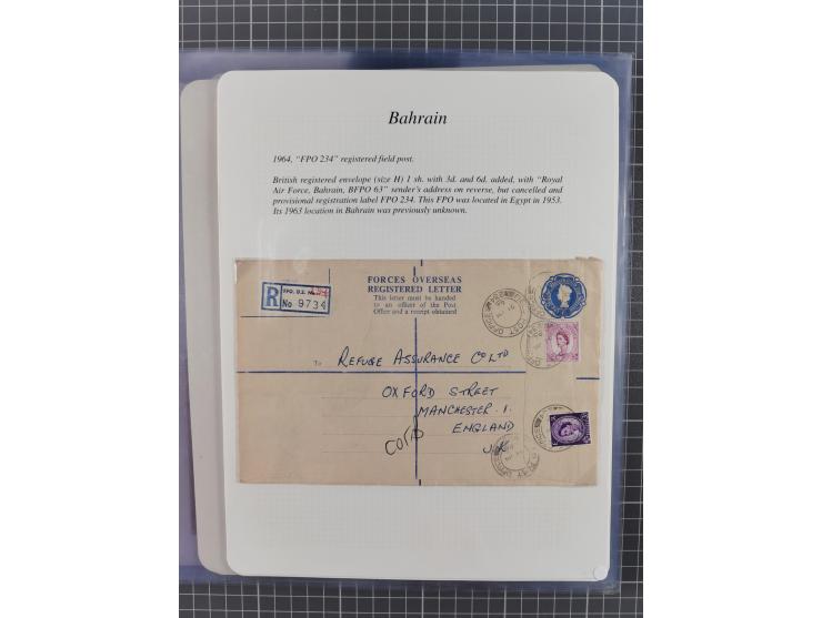 1892/1979, extensive postal history collection with approximately 200 covers, cards and postal stationery, plus some single s