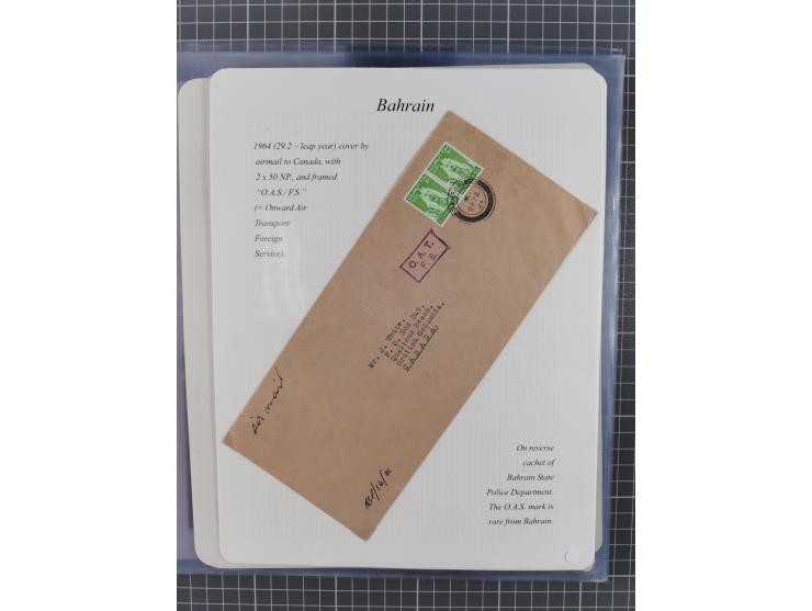 1892/1979, extensive postal history collection with approximately 200 covers, cards and postal stationery, plus some single s