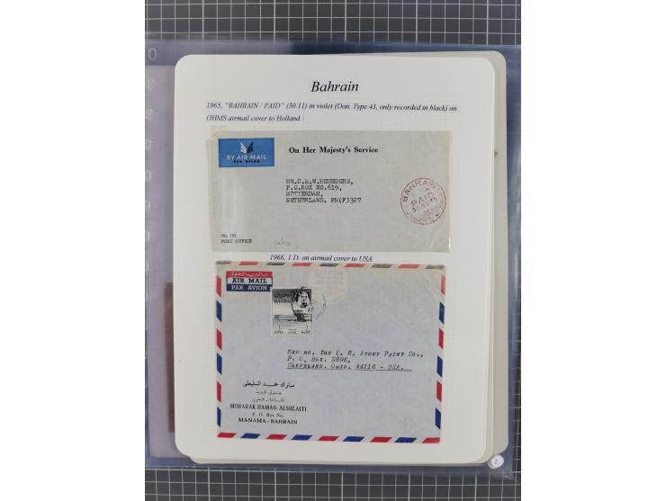 1892/1979, extensive postal history collection with approximately 200 covers, cards and postal stationery, plus some single s