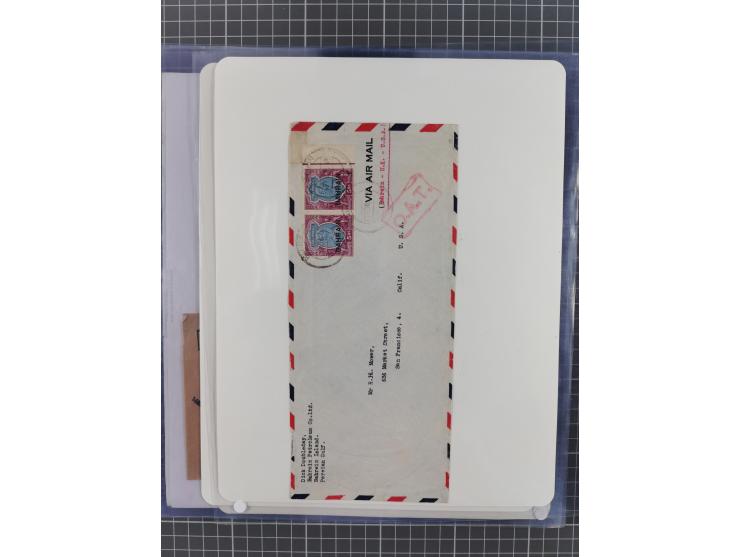 1892/1979, extensive postal history collection with approximately 200 covers, cards and postal stationery, plus some single s