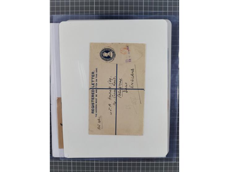 1892/1979, extensive postal history collection with approximately 200 covers, cards and postal stationery, plus some single s