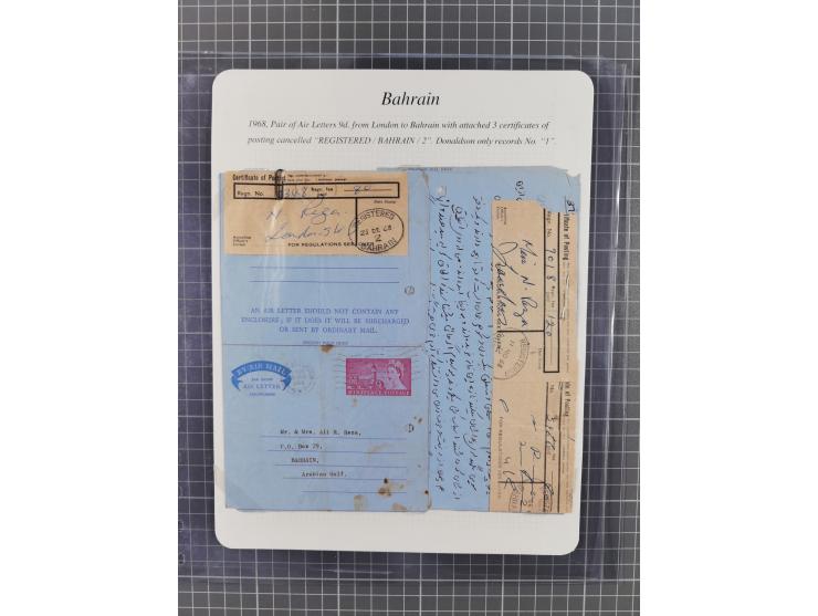 1892/1979, extensive postal history collection with approximately 200 covers, cards and postal stationery, plus some single s