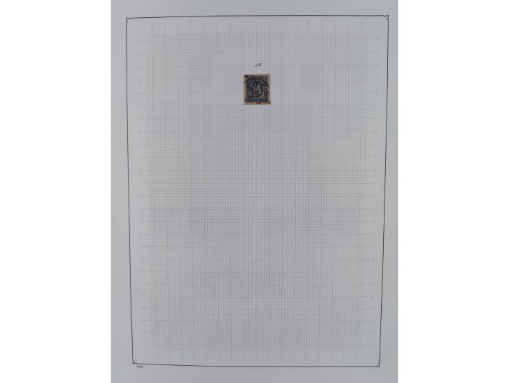 1851/1929, used collection with emphasis on the issues up to 1870, this specialised with colours, perforations and special fe