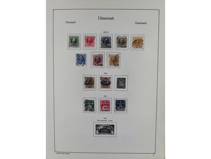 1851/1929, used collection with emphasis on the issues up to 1870, this specialised with colours, perforations and special fe