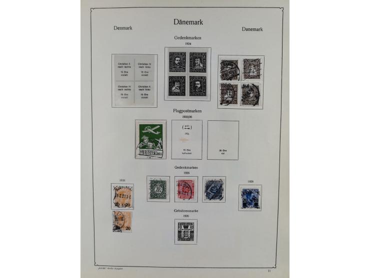 1851/1929, used collection with emphasis on the issues up to 1870, this specialised with colours, perforations and special fe