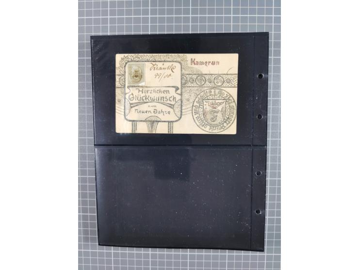 1899/1919, ungebrauchte und gebrauchte Sammlung mit ca. 50 Karten inkl. weniger Ansichtskarten, dabei zwei gebrauchte Karten 