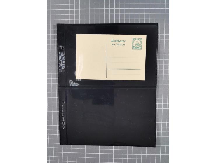 1899/1919, ungebrauchte und gebrauchte Sammlung mit ca. 50 Karten inkl. weniger Ansichtskarten, dabei zwei gebrauchte Karten 