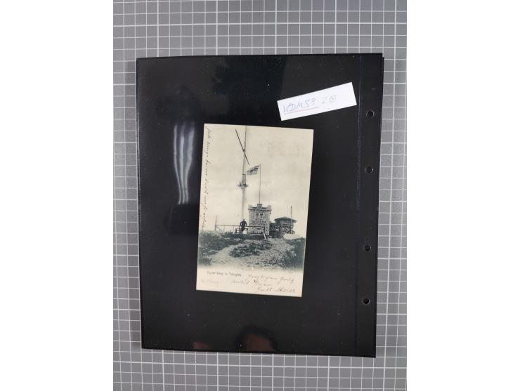 1901/12, ca. 40 ungebrauchte und gebrauchte Ganzsachen inkl. einiger Ansichtskarten und Post nach Kiautschou, dabei u.a. Mitl