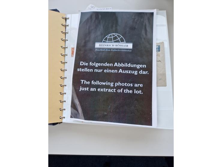 1850/1960 (ca.), interessante Stempelsammlung mit Belegen, Schwerpunkt vor 1945, viele klare Abstempelungen auf österreichisc