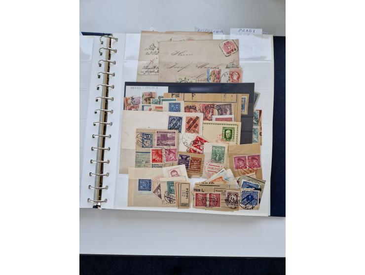 1850/1960 (ca.), interessante Stempelsammlung mit Belegen, Schwerpunkt vor 1945, viele klare Abstempelungen auf österreichisc