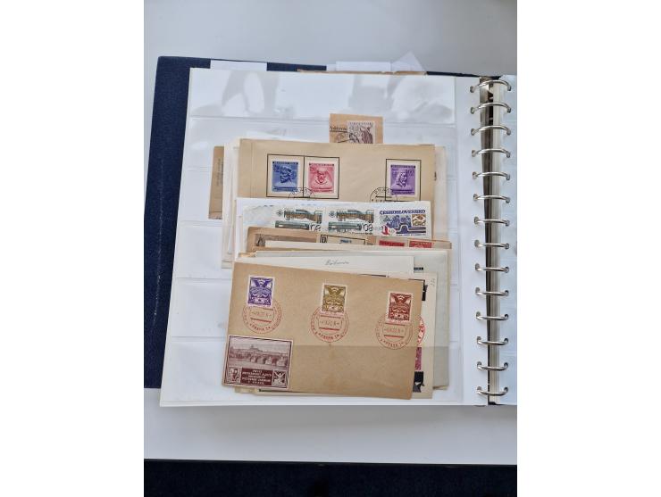 1850/1960 (ca.), interessante Stempelsammlung mit Belegen, Schwerpunkt vor 1945, viele klare Abstempelungen auf österreichisc