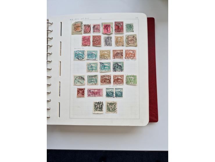 1850/1960 (ca.), interessante Stempelsammlung mit Belegen, Schwerpunkt vor 1945, viele klare Abstempelungen auf österreichisc