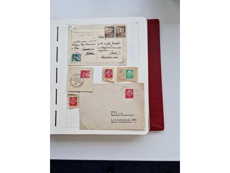 1850/1960 (ca.), interessante Stempelsammlung mit Belegen, Schwerpunkt vor 1945, viele klare Abstempelungen auf österreichisc