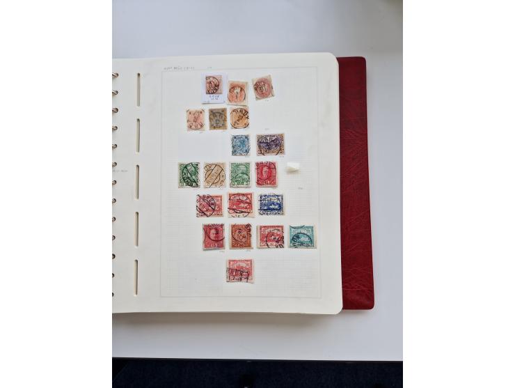 1850/1960 (ca.), interessante Stempelsammlung mit Belegen, Schwerpunkt vor 1945, viele klare Abstempelungen auf österreichisc