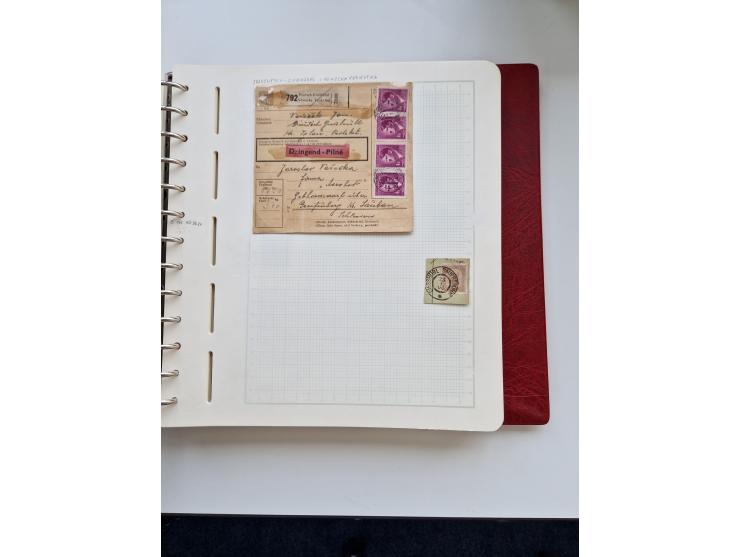 1850/1960 (ca.), interessante Stempelsammlung mit Belegen, Schwerpunkt vor 1945, viele klare Abstempelungen auf österreichisc