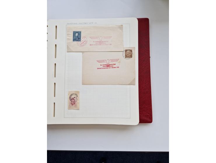 1850/1960 (ca.), interessante Stempelsammlung mit Belegen, Schwerpunkt vor 1945, viele klare Abstempelungen auf österreichisc