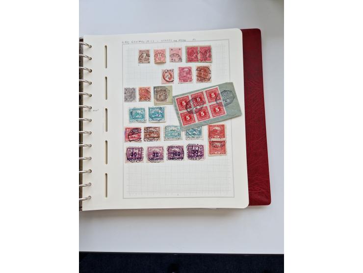 1850/1960 (ca.), interessante Stempelsammlung mit Belegen, Schwerpunkt vor 1945, viele klare Abstempelungen auf österreichisc