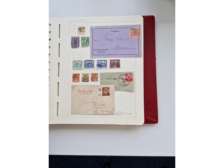 1850/1960 (ca.), interessante Stempelsammlung mit Belegen, Schwerpunkt vor 1945, viele klare Abstempelungen auf österreichisc